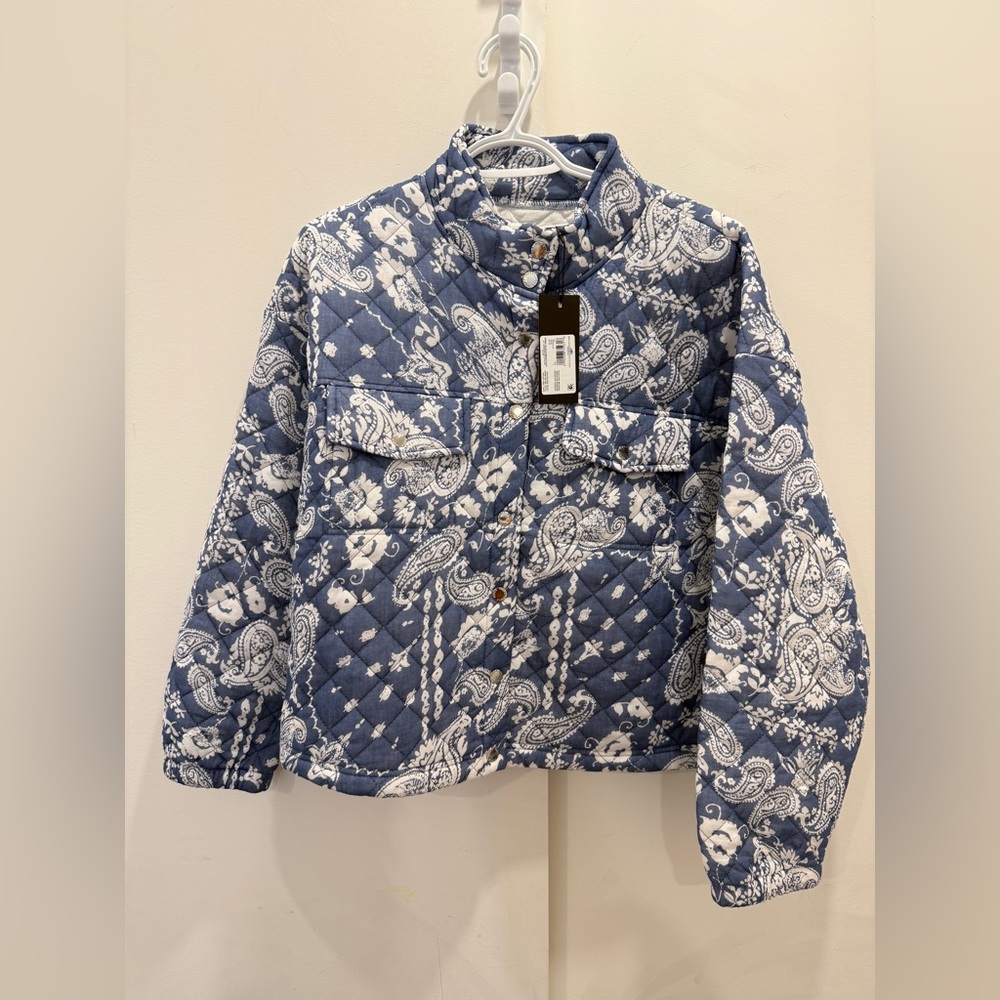 Mexx Women’s Quilted Printed Bomber Jacket🆕